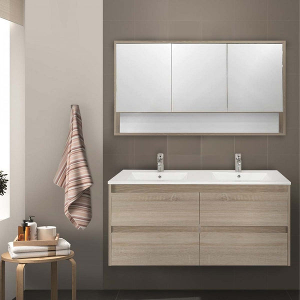 Leziter Set mobilier baie Porto 120, stejarului Sonoma
