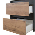Leziter Masca chiuveta baie Porto 60 cu lavoar, antracit-stejarului rustic