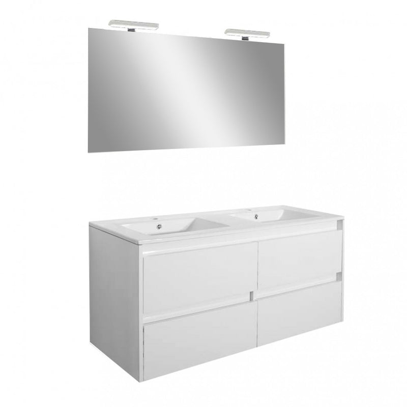 Leziter Set mobilier baie Porto Prime 120, alb