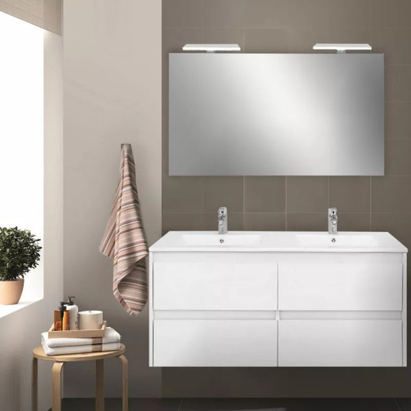 Leziter Set mobilier baie Porto Prime 120, alb
