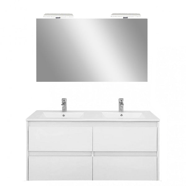 Leziter Set mobilier baie Porto Prime 120, alb