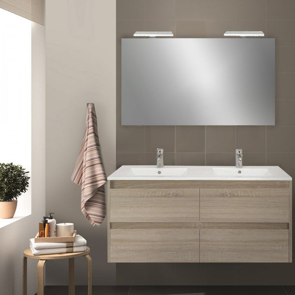 Leziter Set mobilier baie Porto Prime 120, stejarului Sonoma