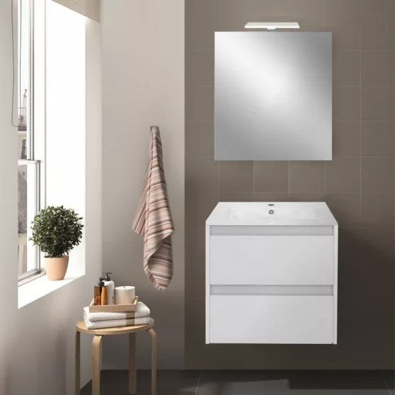 Leziter Set mobilier baie Porto Prime 60, alb