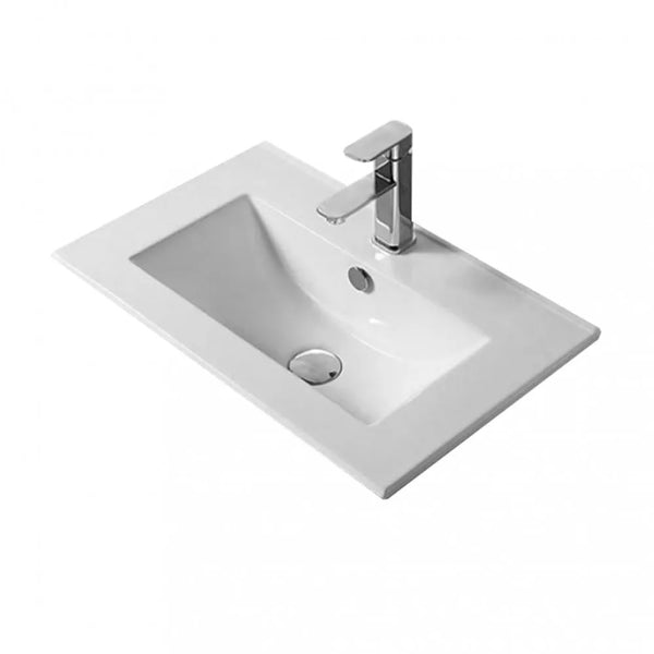 Leziter Set mobilier baie Porto Prime 60, stejar sonoma alb