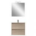 Leziter Set mobilier baie Porto Prime 60, stejarului Sonoma
