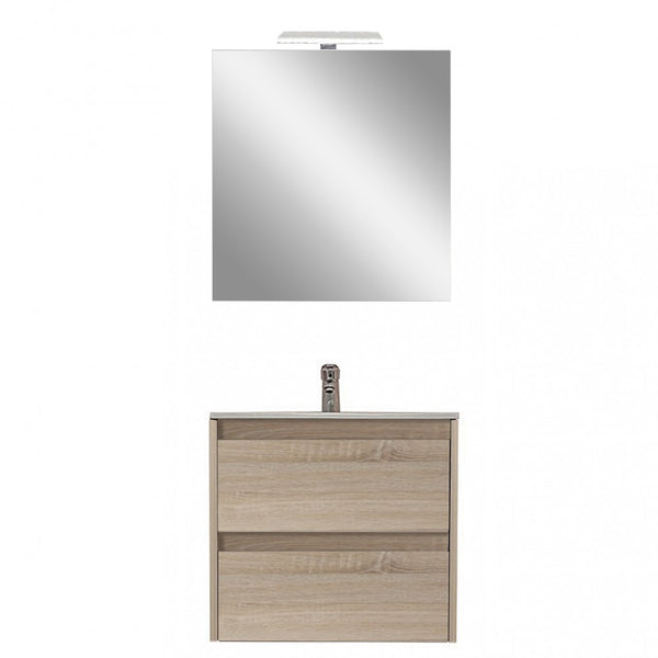 Leziter Set mobilier baie Porto Prime 60, stejarului Sonoma