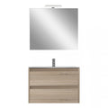 Leziter Set mobilier baie Porto Prime 80, stejarului Sonoma