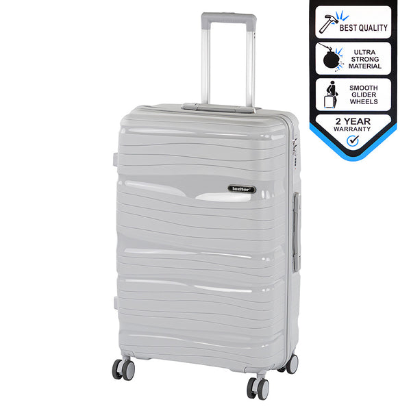 Leziter Valiză mare TraveLux Voyager cu carcasă rigidă, 76x50x29 cm, gri