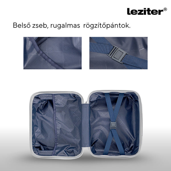 Leziter Valiză de mână TraveLux Voyager, de dimensiuni reduse, cu carcasă rigidă, 26x31x14 cm, roz malva