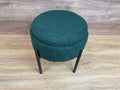 Taburet pentru copii, rotund, spatiu depozitare, 31x28cm, maxim 50kg, verde