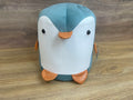 Taburet pentru copii, 28x34cm, maxim 50kg, model pinguin albastru