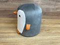 Taburet pentru copii, 28x34cm, maxim 50kg, model pinguin gri