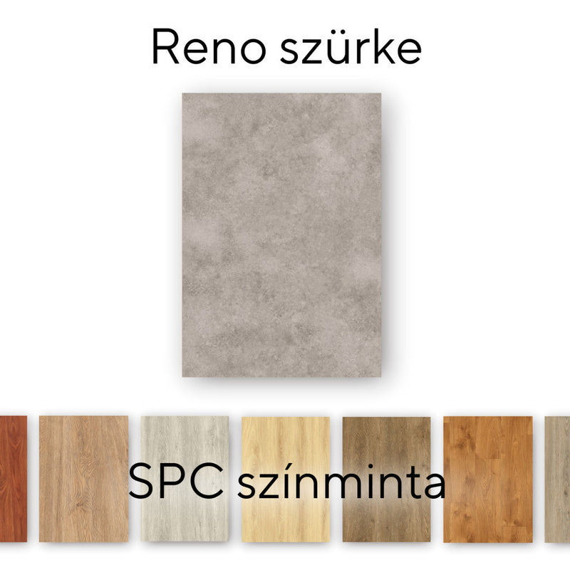 Leziter Leziter Reno efect de piatră gri Vinil SPC podea eșantion / eșantion
