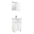 Leziter Set mobilier baie Ruben 55, alb