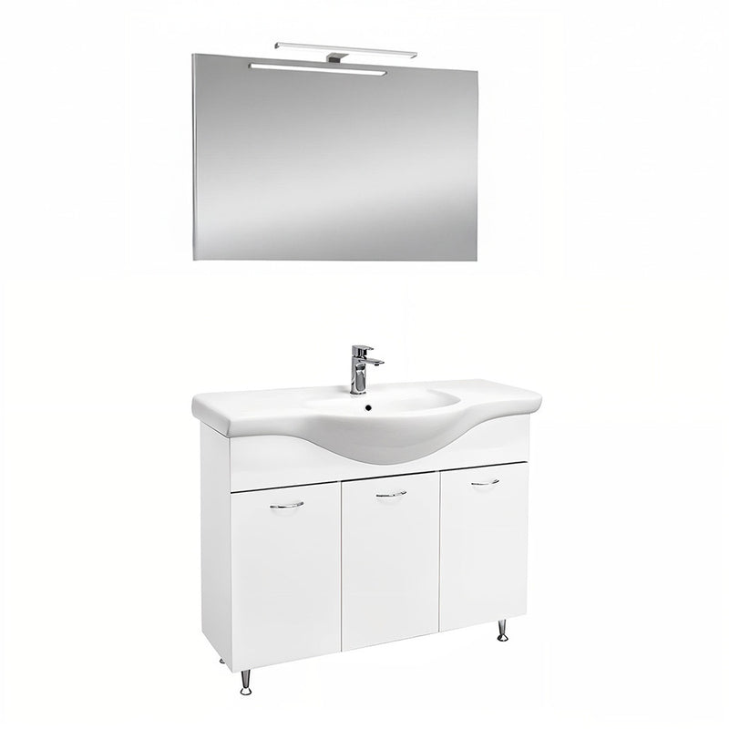 Leziter Set mobilier baie Ruben Prime 105, alb