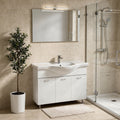Leziter Set mobilier baie Ruben Prime 105, alb