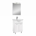Leziter Set mobilier baie Ruben Prime 55, Alb