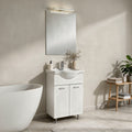 Leziter Set mobilier baie Ruben Prime 55, Alb