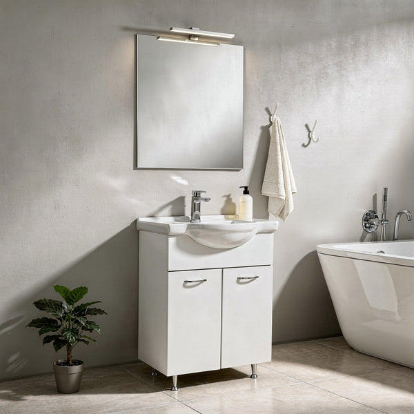 Leziter Set mobilier baie Ruben Prime 65, Alb