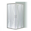 Leziter Cabină de duș pătrată Spirit BAMBOO 90x90, fără cădiță de duș