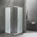 Leziter Cabină de duș pătrată Spirit BAMBOO 90x90, fără cădiță de duș