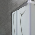 Leziter Cabină de duș pătrată Spirit BAMBOO 90x90, fără cădiță de duș