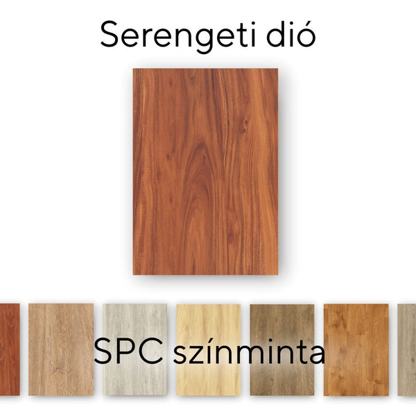 Leziter Leziter Serengeti Walnut Vinil SPC parchet eșantion / eșantion