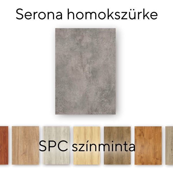 Leziter Leziter Serona Stone Effect Sand Grey Vinil SPC parchet eșantion / eșantion