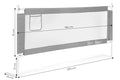 Homelux Grilă de siguranță 200 cm