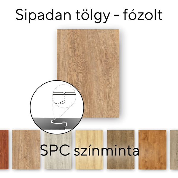 Leziter Leziter Sipadan Oak Vinil SPC parchet eșantion / eșantion