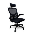 Leziter Scaun de birou ergonomic Flexo, pivotant, negru, cu suport lombar