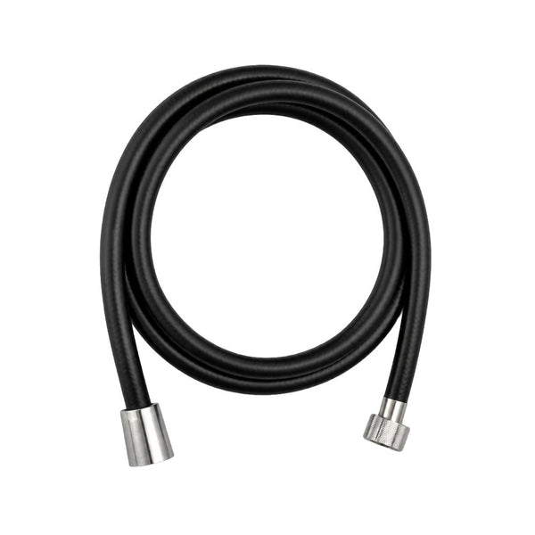Leziter Furtun de duș Strong din PVC, 1,5 m, negru