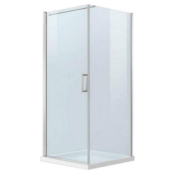 Leziter Cabină de duș pătrată simplă cu ușă batantă