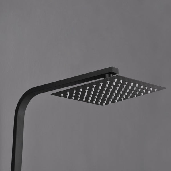 Leziter Set de duș Mazama Black cu baterie termostatică