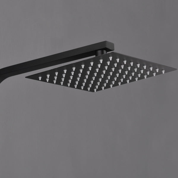Leziter Set de duș Mazama Black cu baterie termostatică