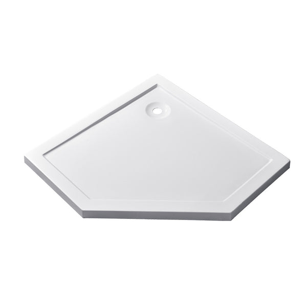 Leziter Tavă de duș acrilică pentagonală mică Modena Slim 100x100 cm