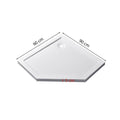 Leziter Tavă de duș acrilică Modena Slim low 90x90 cm