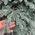 Brad artificial Christmas Deluxe by Sersimo, Viena Select argintiu, integral 3D, 230cm