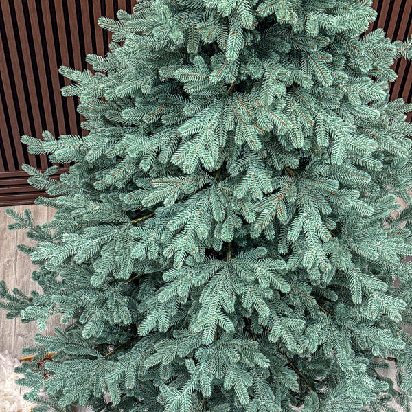Brad artificial Christmas Deluxe by Sersimo, Viena Select argintiu, integral 3D, 230cm