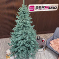 Brad artificial Christmas Deluxe by Sersimo, Viena Select argintiu, integral 3D, 230cm