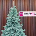 Brad artificial Christmas Deluxe by Sersimo, Viena Select argintiu, integral 3D, 230cm
