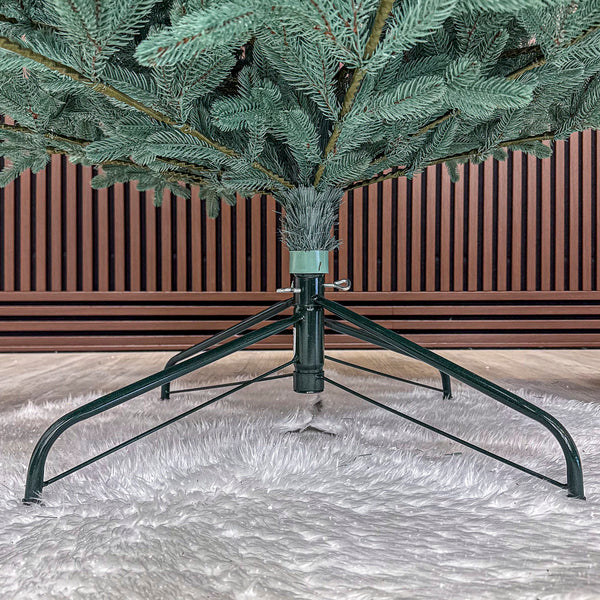 Brad artificial Christmas Deluxe by Sersimo, Viena Select argintiu, integral 3D, 230cm