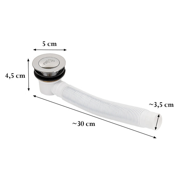 Leziter Sifon Klik-Klak pentru tavă de duș 50 mm