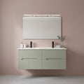 Leziter Set mobilier baie Trent 120 cu lavoar, oglinda 60x120 cm, verde