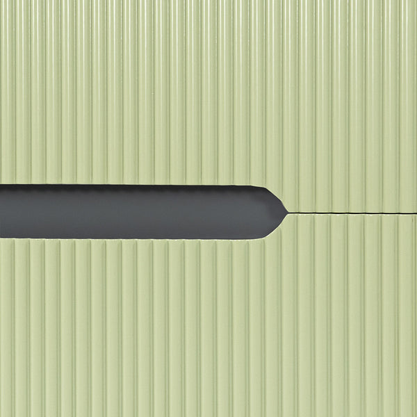 Leziter Trent 80 dulap de baie inferior cu chiuvetă ceramică (2 sertare) gri antracit-verde fistic