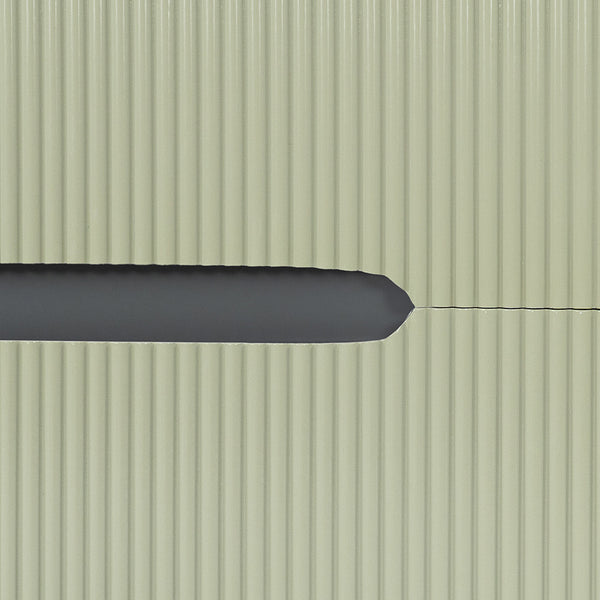 Leziter Trent 80 dulap de baie inferior cu chiuvetă ceramică (2 sertare) gri antracit-verde-oliv