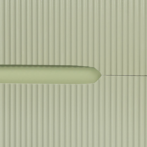 Leziter Trent 80 mobilier de baie inferior cu chiuvetă ceramică (2 sertare) verde fistic-verde măsline