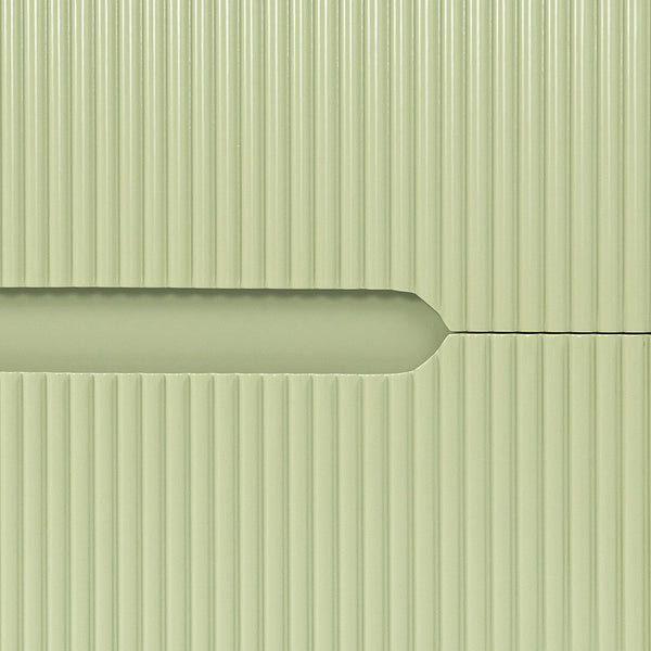 Leziter Masca chiuveta baie Trent 80 cu lavoar, 2 sertare, verde deschis