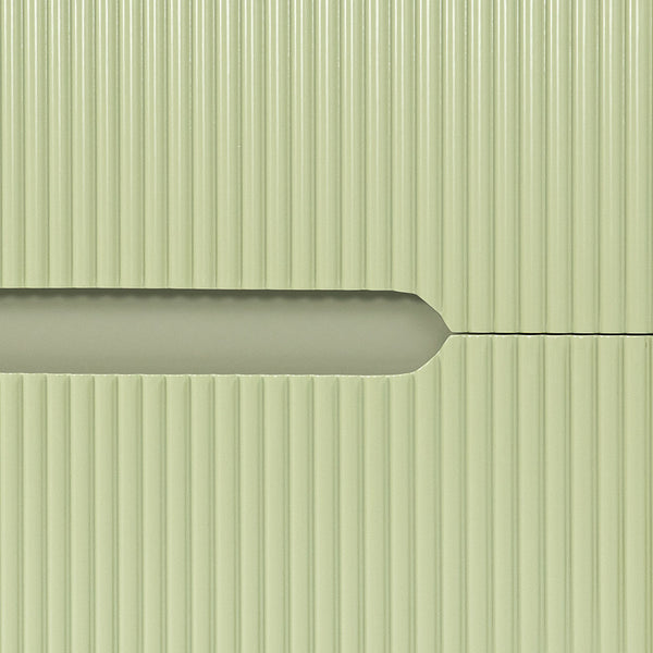 Leziter Trent Mobilier de baie 80 cm chiuvetă ceramică (2 sertare) cu oglindă 60x80 cm verde măslin verde-pistachio