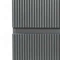 Leziter Dulap baie suspendat Trent, lateral, gri antracit